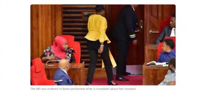 Female MP Ejected For Wearing Trousers In Tanzania