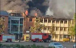 Fire Damages University Of Zimbabwe Physics Department Block