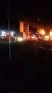 Former Old Mutual Building Burnt In Harare (VIDEO)