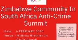 FULL TEXT: The Zimbabwe Community In South Africa Post Anti-Crime Summit Statement