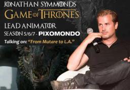 Game of Thrones' lead animator to attend ComeExposed to talk on "From Mutare to L.A"