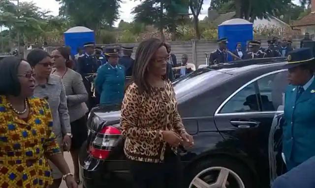 Grace Mugabe recounts airport car accident, praises God she can still walk