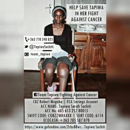 Help Save Tapiwa in her fight against cancer