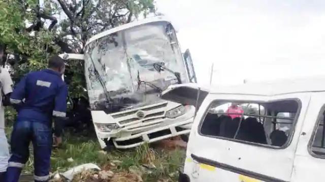 Horror Crash Kills 7 As ZUPCO Bus, 2 Kombis & Honda Fit Collide