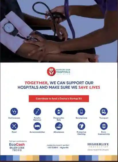 How To Contribute To Higherlife Foundation's Save Our Hospitals Campaign