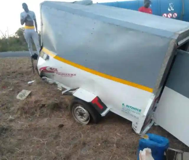 Hwange FC Players Avoid Injuries In Team Bus Accident