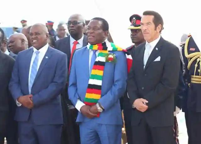 Ian Khama Not Attending Mnangagwa's Inauguration