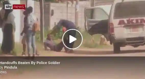 "I'm Appalled By Police Beating People" - Mnangagwa After SkyNews Video