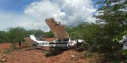 JUST IN: 4 Escape Death By A Whisker As Plane Crash-lands