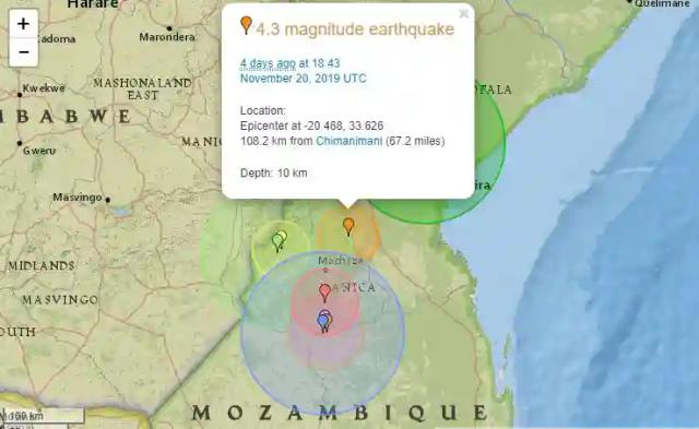 JUST IN: An Earthquake Hits Chipinge And Chimanimani