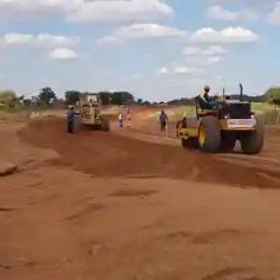 JUST IN: ED Dispatches Graders To Clear Road To Tsvangirai Homestead
