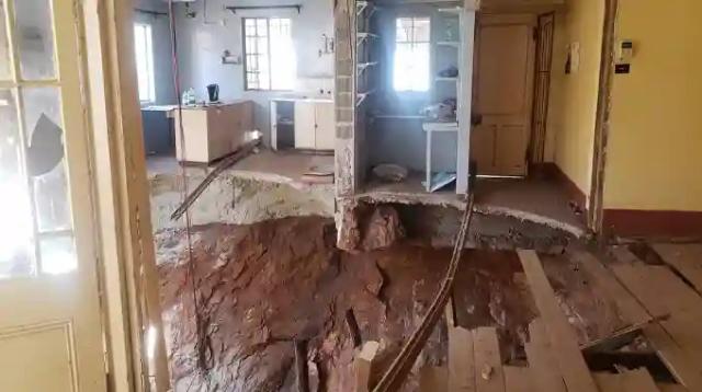 Kwekwe Family Homeless After House Collapses Into A Mine Shaft