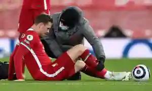 Liverpool Captain Out For 10 Weeks With Groin Injury