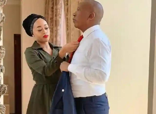 Malema Attacks IEC Officer Who Intended To Remove His Wife's Fake Nail