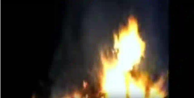 Man burns children to death after argument with wife
