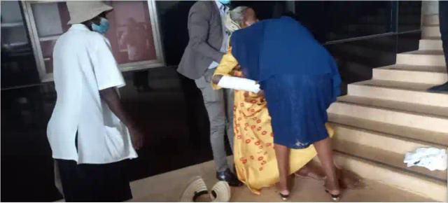 Marry Mubaiwa Chiwenga Collapsed, Crashed Her Head Against Stairs At Court