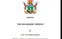 MDC MPs Irked By Mthuli Ncube's Absence For 2019 Budget Debate