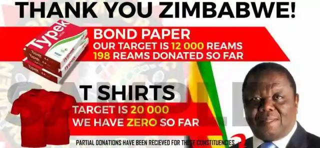 MDC-T Appeals for Donations