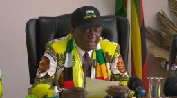 Mnangagwa Blames "Country's Detractors" For Inflation, Zim Dollar Devaluation
