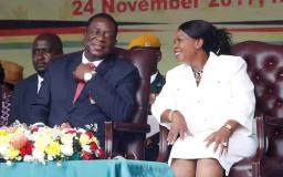Mnangagwa Denies Hand In Awarding Honours Award To His Wife
