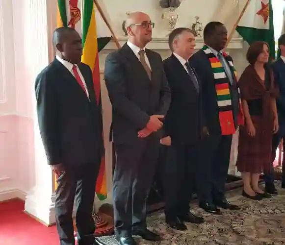 Mnangagwa Receives Letters Of Credence From UK, Rwanda And Spain Diplomats