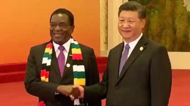 Mnangagwa Returns From China