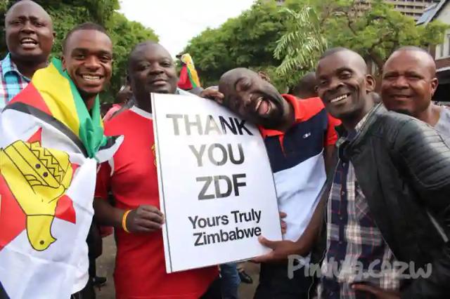Mnangagwa Thanks Zimbabweans For Supporting Military Intervention