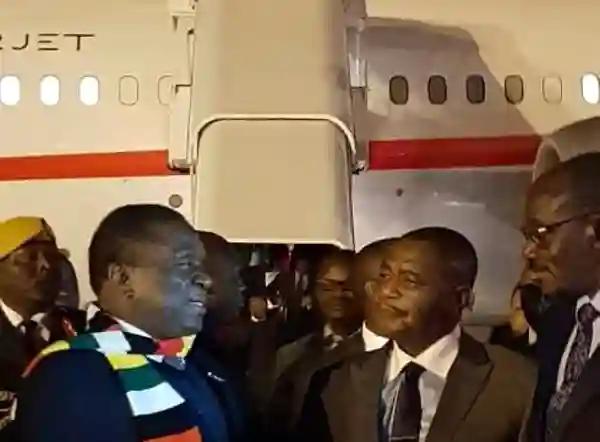 "Mnangagwa Will Hire Private Jets Until Zim Gets A Presidential Jet Or Functioning Airline"