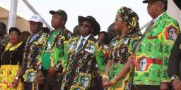 Mugabe & Mnangagwa T-Shirts Cause Chaos At Mugabe Funeral