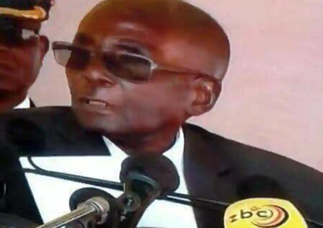 Mugabe spots new haircut (zuda) for Brigadier General James Jotham Murozvi's burial