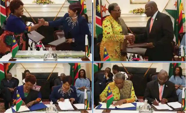 Namibia and Zimbabwe sign three MoUs