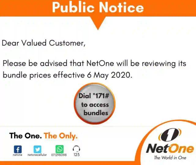 NetOne To Review The Price Of Data Tomorrow
