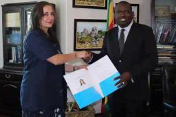 New UNICEF Representative In Zimbabwe Presents Credentials