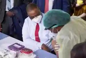 No Vaccine Side Effects, I'm 100 Per Cent Okay - VP Chiwenga