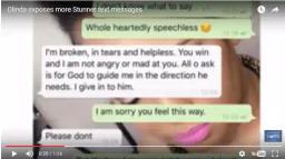 Olinda at it again, exposes text messages  from Stunner
