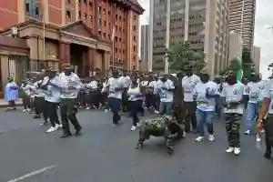 Operation Dudula Demonstrate At Pretoria High Court Over Zimbabwe Permit Extension