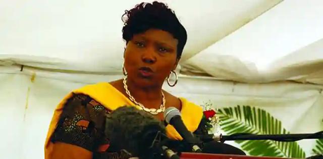 Oppah Muchinguri Speaks On Reports She Lost A Body Part After Zanu-PF Rally Blast