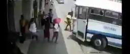 Out-Of-Control ZUPCO Bus Nearly Kills Pedestrian