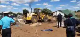 PICTURE: Harare City Council Illegal Structure Demolition Notice