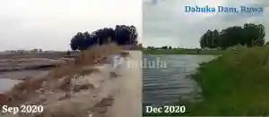PICTURE: Then and Now Dam Photos Show Rainfall Zimbabwe Has Received