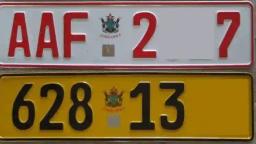 PICTURE: Vehicle Registration Fees Up, Number Plates Now Cost ZWL$400