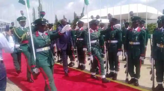 PICTURE: VP Kembo Mohadi Arrives In Nigeria