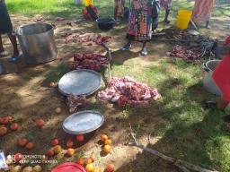 PICTURES:  Alleged Zanu PF Youth Disrupt An MDC Alliance Campaign By Spoiling Their Food