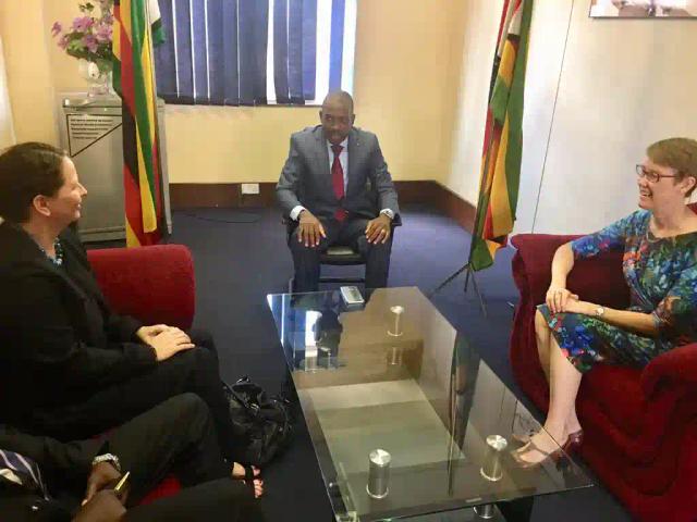PICTURES: Chamisa Meets Australian Ambassador To Zim