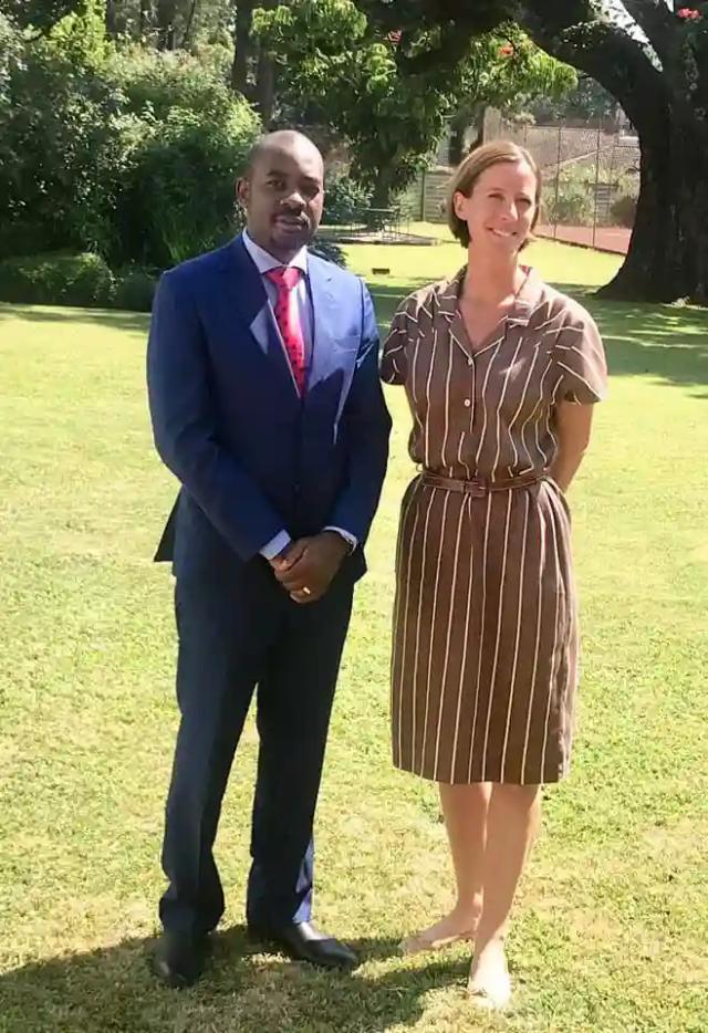PICTURES: Chamisa Meets Swedish Ambassador