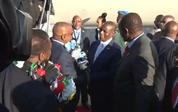 Pictures: Chiwenga Makes Public Appearance Following Treatment In India