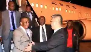 PICTURES: Chiwenga Returns To Zimbabwe. Welcomed By Chinese