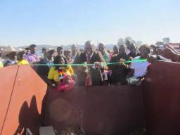 Pictures: Minister Chinamasa Officially Hands Over Garbage Bins