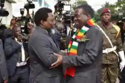 Pictures: Mnangagwa In DRC