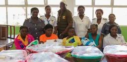 Pictures: Pastor Evan Mawarire hands out care packs to new mothers & babies